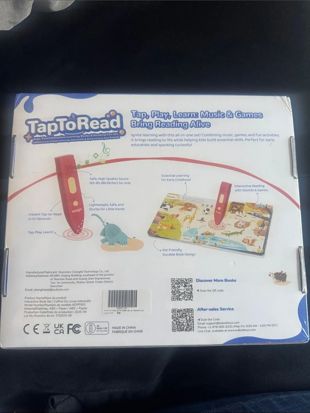 TapToRead Interactive Learning Pen - Red